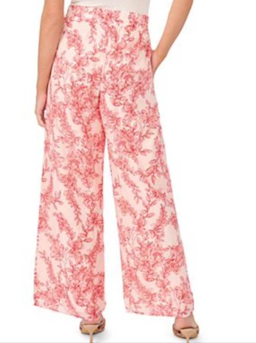 Beach pant by Stella Parker beach pants sheer pink white blue XL NWOT pr…